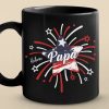 Treasured Person In Our World - Family Personalized Custom Black Mug - Gift For Dad, Grandpa