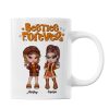 Trendy Fall Season Mug For Besties Sisters, Y2K Style