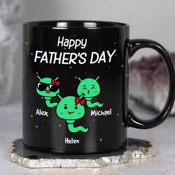 Trillions Of Testicles In This Universe, Gift For Dad, Personalized Mug, Alien Sperm Mug, Father's Day Gift