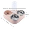 Triple Pet Food & Water Dispenser
