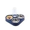 Triple Pet Food & Water Dispenser