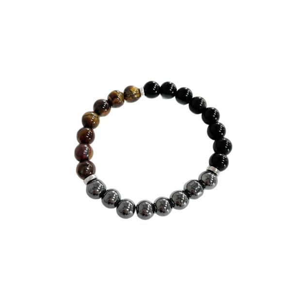 Triple Protection Gemstone Stretch Bracelet