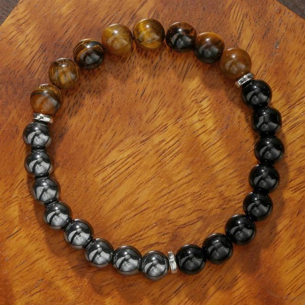 Triple Protection Gemstone Stretch Bracelet