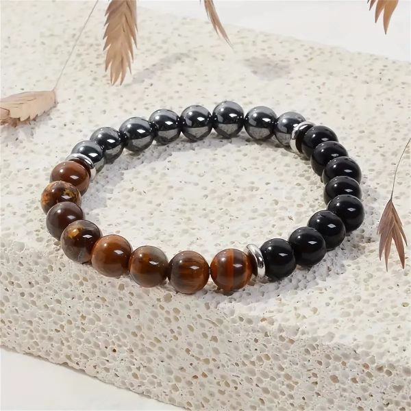 Triple Protection Gemstone Stretch Bracelet