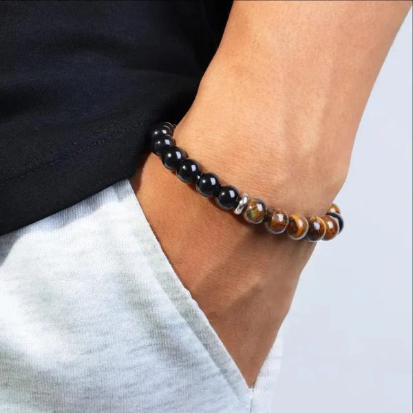 Triple Protection Gemstone Stretch Bracelet