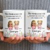 True Friends Are Hard To Find, Cartoon Characters And Flowers - Personalized Custom Coffee Mug - BST516_MG