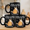 True Friends Are Never Apart - Friend Personalized Custom Black Mug - Gift For Best Friends, Sisters, Family Members, Coworkers