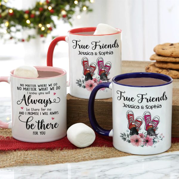 True Friends Personalized Mug, Gift For Friends