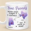 True Friendship Resists Time - Besties Personalized Custom Mug - Gift For Best Friends, BFF, Sisters