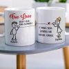 True Love Doesn't Mean Being Inseparable-Gift For Couples-Personalized Couple White Mug Set