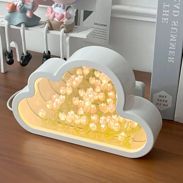 Tulip Flower Sea Night Atmosphere Lamp