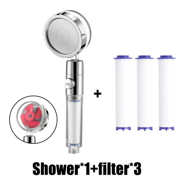 Turbocharged Rotating Shower