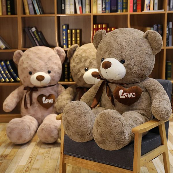 Two-Tone Love Teddy Bear Plush