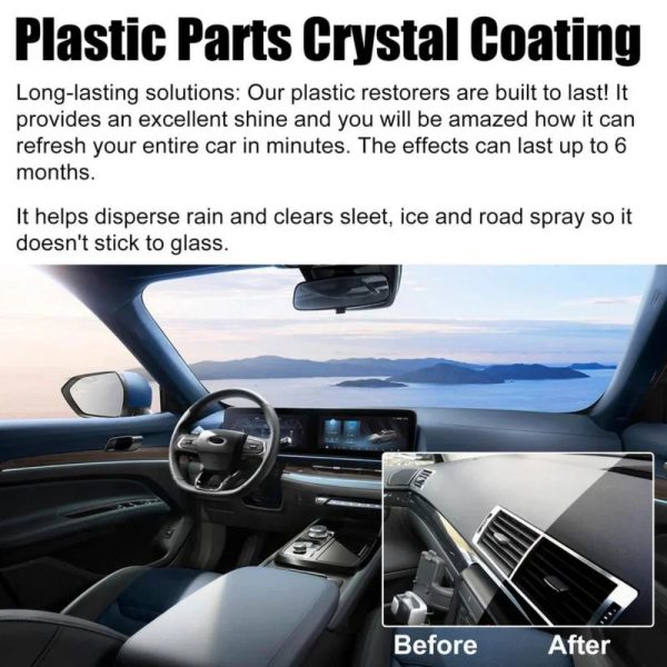 Ultimate Plastic Shine Restorer + Sponge