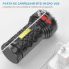Ultra Powerful Led Rechargeable Flashlight