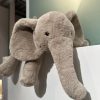 Ultra Soft Grey Elephant Plush with Flappy Ears