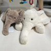 Ultra Soft Grey Elephant Plush with Flappy Ears