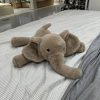 Ultra Soft Grey Elephant Plush with Flappy Ears