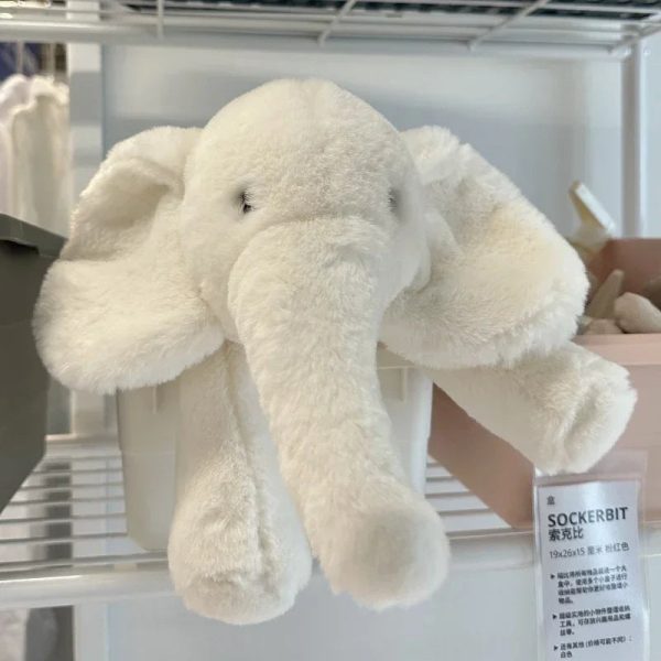 Ultra Soft Grey Elephant Plush with Flappy Ears