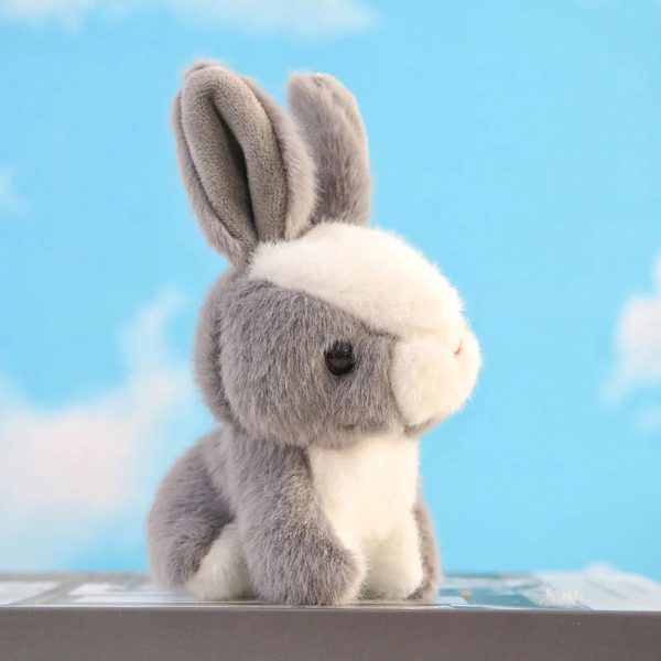 Ultrasoft Plush Bunny Rabbit Toy - Adorable Handbag Pendant for Kids