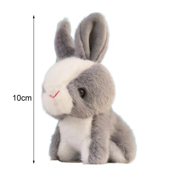 Ultrasoft Plush Bunny Rabbit Toy - Adorable Handbag Pendant for Kids