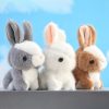Ultrasoft Plush Bunny Rabbit Toy - Adorable Handbag Pendant for Kids