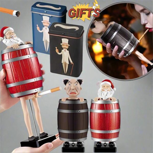 Uncle Santa Automatic Cigarette Box Strange