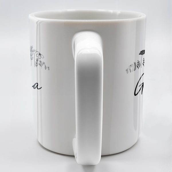 Unconditional Love and Countless Stories Floral Design - Personalized Custom Coffee Mug - GRM050_MG