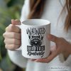 Unhinged and Feral Personalized Mug, Funny Raccoon Rock Hands Gift with Custom Name