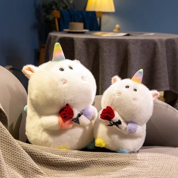 Unicorn Plush Bouquet with Flowers