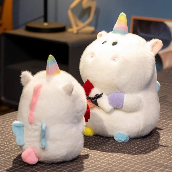 Unicorn Plush Bouquet with Flowers