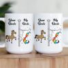 Unicorn Uncle Aunt Funny Gift - Personalized Mug