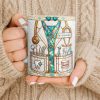 Unique Dentist-Themed Design With Essential Dental Tools - Personalized Custom Coffee Mug - DOC104_MG