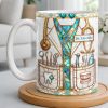 Unique Dentist-Themed Design With Essential Dental Tools - Personalized Custom Coffee Mug - DOC104_MG