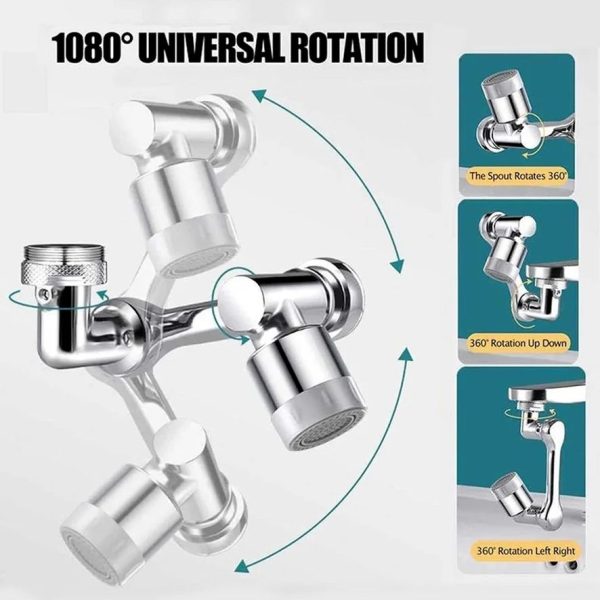 Universal 180  Rotatable Extension Faucet