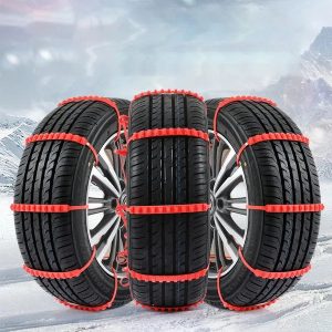 Universal Snow Chains For Car Tires - Anti-Slip And Multi-Purpose