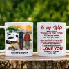 Universary Couple Camping, Personalized Couple Coffee Mug