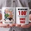 Universary Couple Drinking, Personalized Couple Coffee Mug