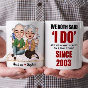 Universary Couple Drinking, Personalized Couple Coffee Mug