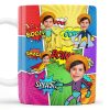 Unleash Your Inner Hero With Vibrant Comic Book Explosions - Personalized Custom Coffee Mug - KID020_MG