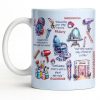 Unleashing Your Inner Beauty With Hairdryer, Scissors & Makeup Brushes - Personalized Custom Coffee Mug - JBS095_MG