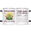Until We Croak Together Frog Couple Anniversary Calendar Keepsake Personalized Mug