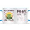 Until We Croak Together Frog Couple Anniversary Calendar Keepsake Personalized Mug