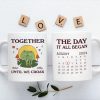 Until We Croak Together Frog Couple Anniversary Calendar Keepsake Personalized Mug