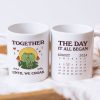 Until We Croak Together Frog Couple Anniversary Calendar Keepsake Personalized Mug