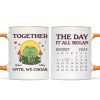 Until We Croak Together Frog Couple Anniversary Calendar Keepsake Personalized Mug