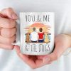 Us And Our Furry Friends - Couple Personalized Custom Mug - Gift For Husband Wife, Anniversary, Pet Owners, Pet Lovers