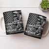 U.S. Soldier With American Flag - Personalized Custom Coffee Mug - VTR004_MG