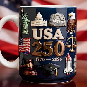 USA 250th Anniversary Coffee Mug 02NADT220126