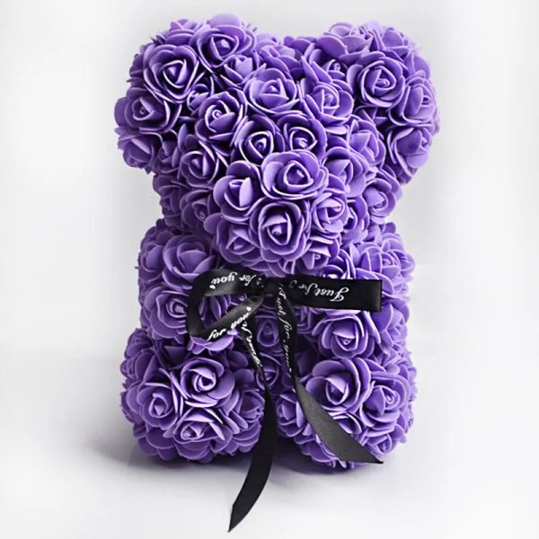 Valentine Foam Forever Rose Teddy Bear